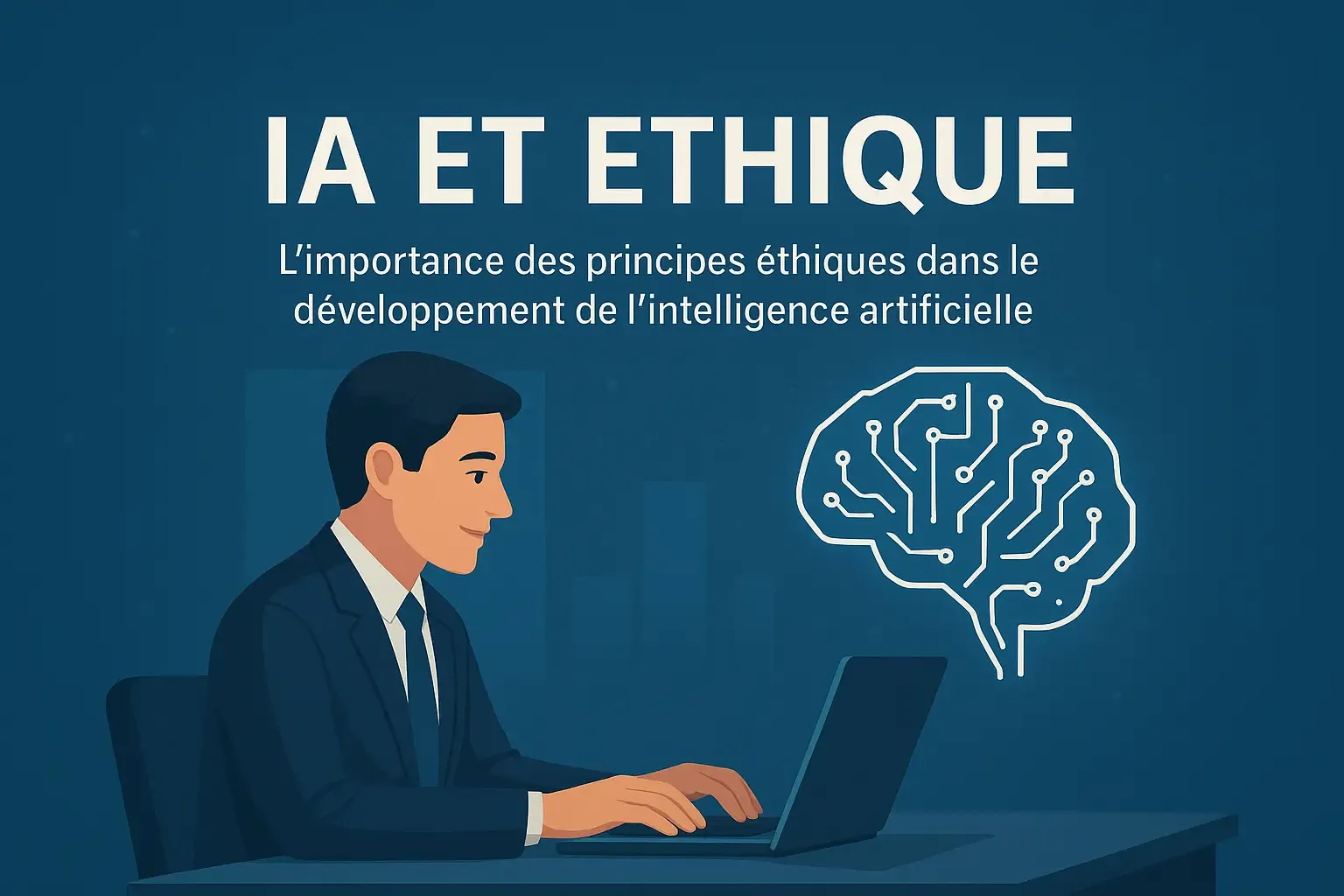 Exploration des enjeux éthiques liés à l’intelligence artificielle.